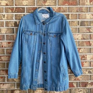 ASOS Brave Soul blue denim long Jacket